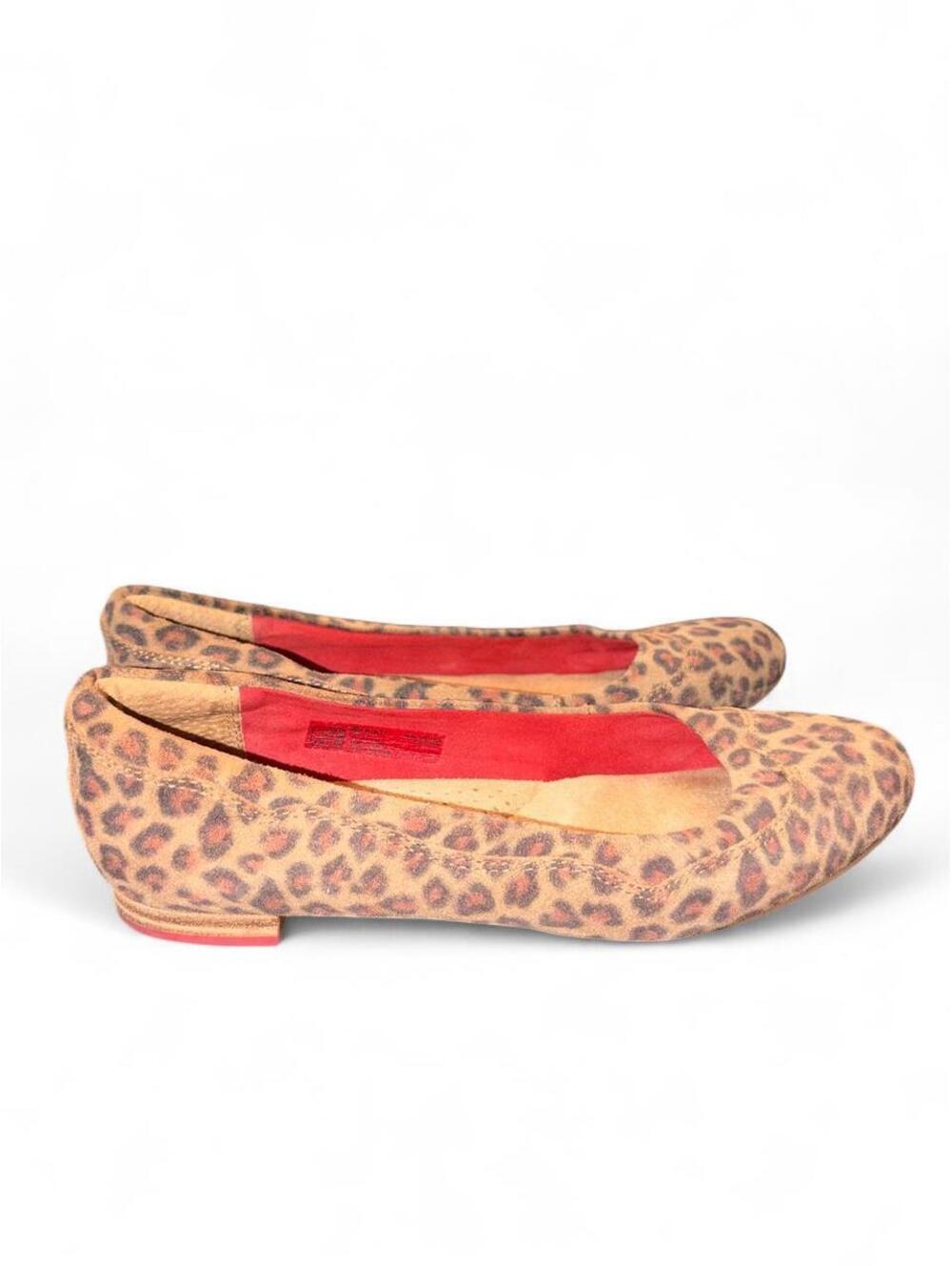 Ariat Audrey Suede Cheetah Print Ballet Flats - Women's Size 7.5B